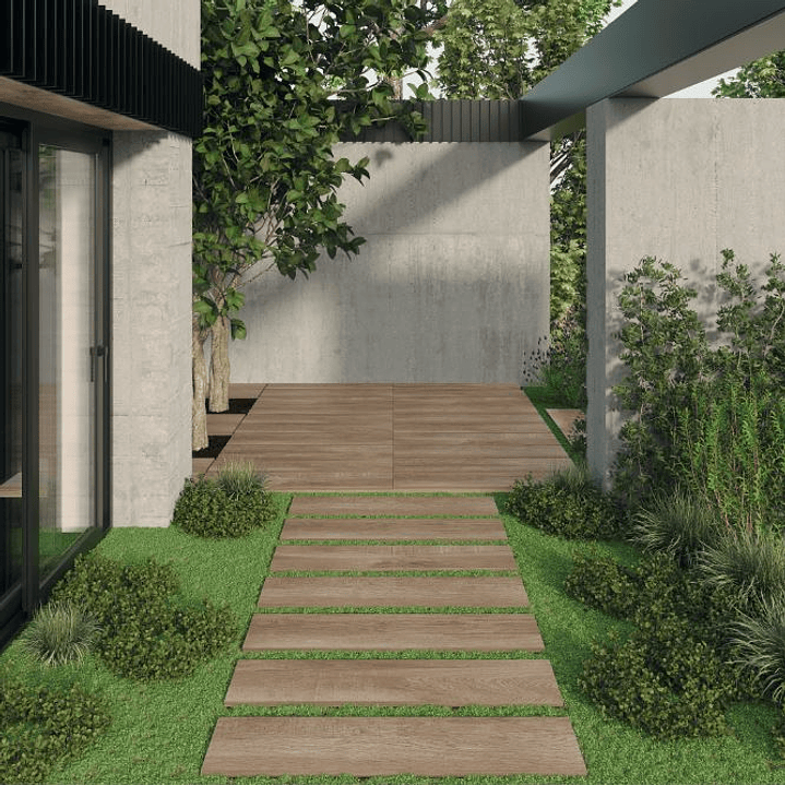 PORCELÂNICO EXT - TREND WOOD OAK, 30X120X2 - ANTIDERRAPANTE 1