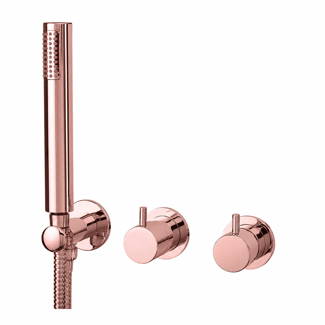 Monocomando Chuveiro Sharp Emb. 2/3 vias (Rosa Go) 1