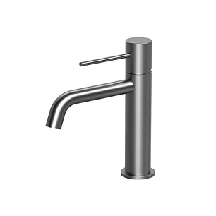 Monocomando Smooth de lavatório Gun Metal - c/ pequeno defeito - artigo de exposição
