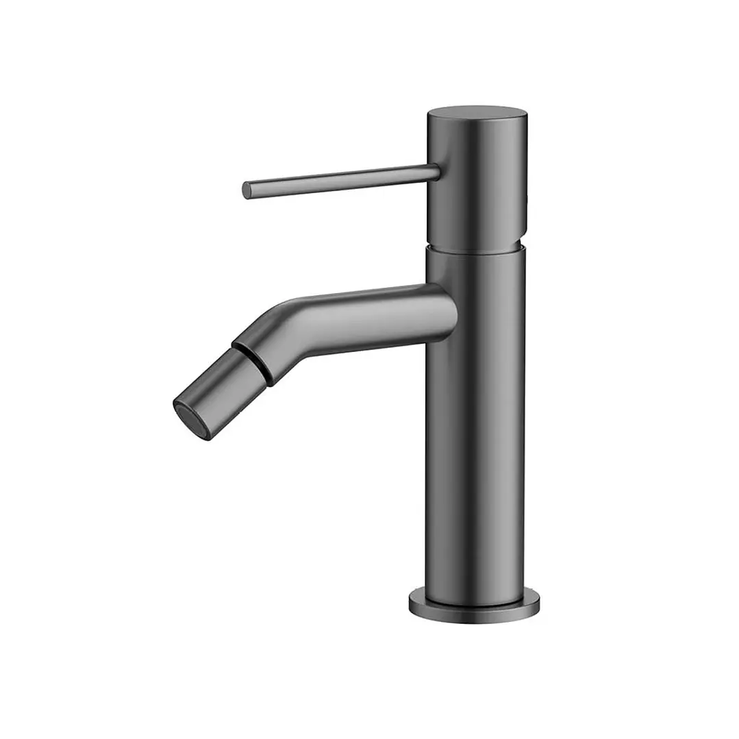 Monocomando Smooth de Bidé Gun Metal escuro c/pequeno defeito - artigo de exposição 1