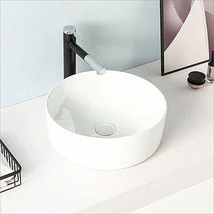 Lavatório Cerâmica Redondo Diamante – RSA460