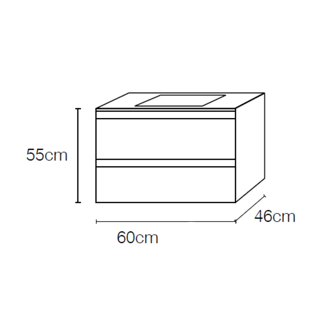 MÓVEL VITA 60CM - CINZA  2