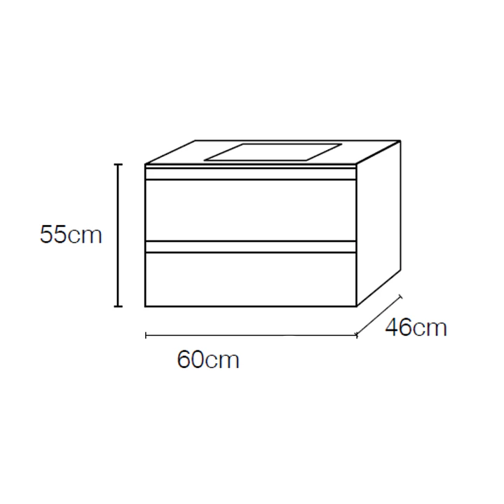 MÓVEL VITA 60CM - CINZA  2