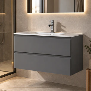 MÓVEL VITA 80CM - CINZA 