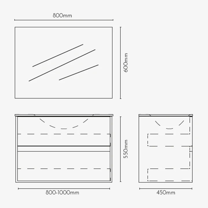 MÓVEL ICON 100CM - BRANCO E MADEIRA 2