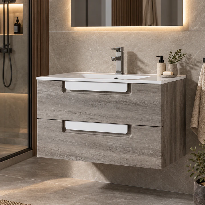 MÓVEL BLISS 80CM - OAK CINZA 1