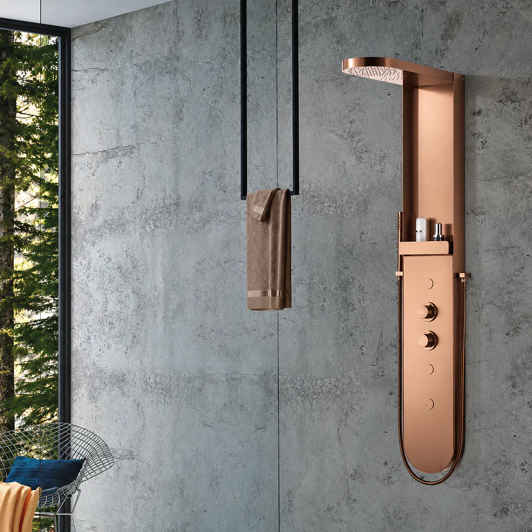 COLUNA MONOCOMANDO ROSA GOLD 1