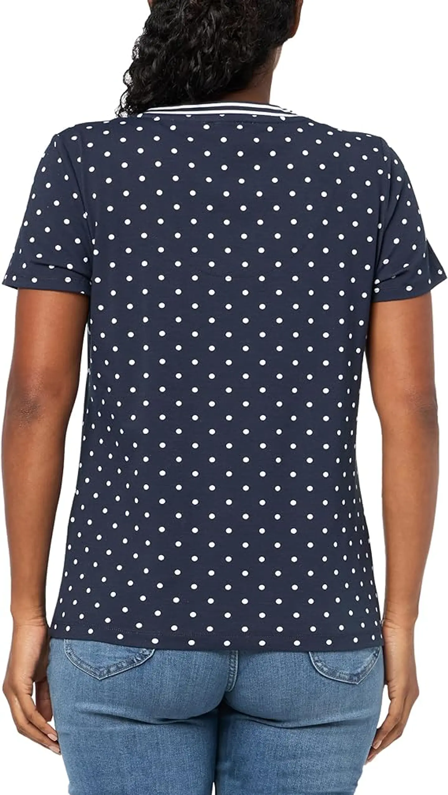 Camiseta Cuello en V Nautica para Mujer 3