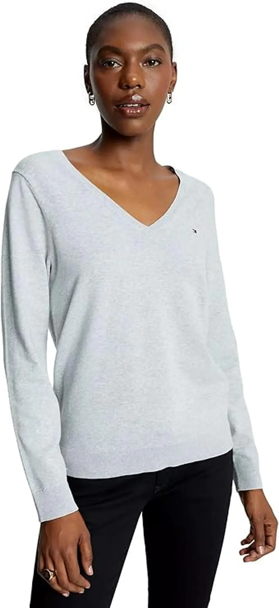 Suéter Cuello en V Regular Fit Tommy Hilfiger 4