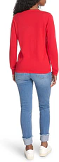 Suéter de Algodón Cuello en V Tommy Hilfiger - Miniatura 3