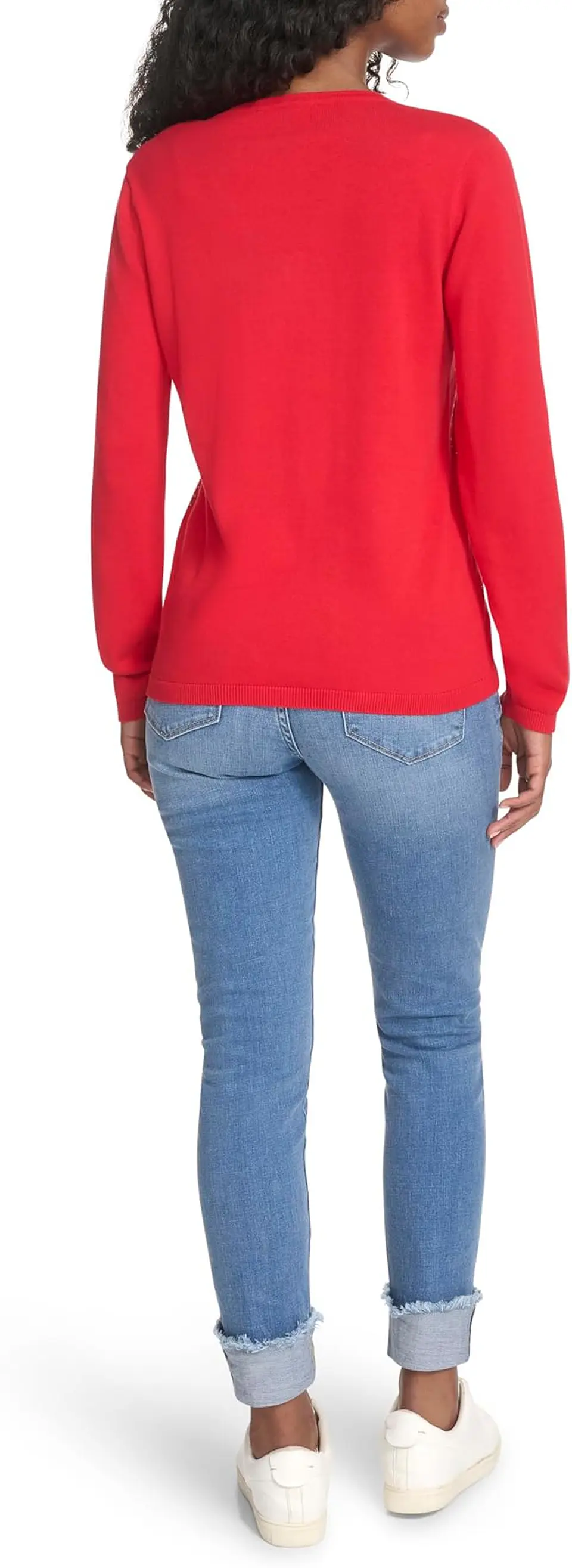 Suéter de Algodón Cuello en V Tommy Hilfiger 3