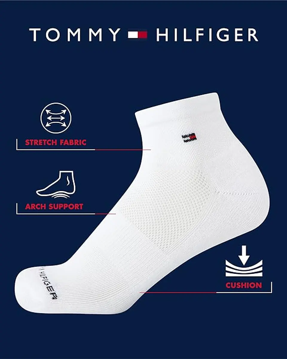 Set de 6 Calcetines Tobilleros Deportivos Tommy Hilfiger 2