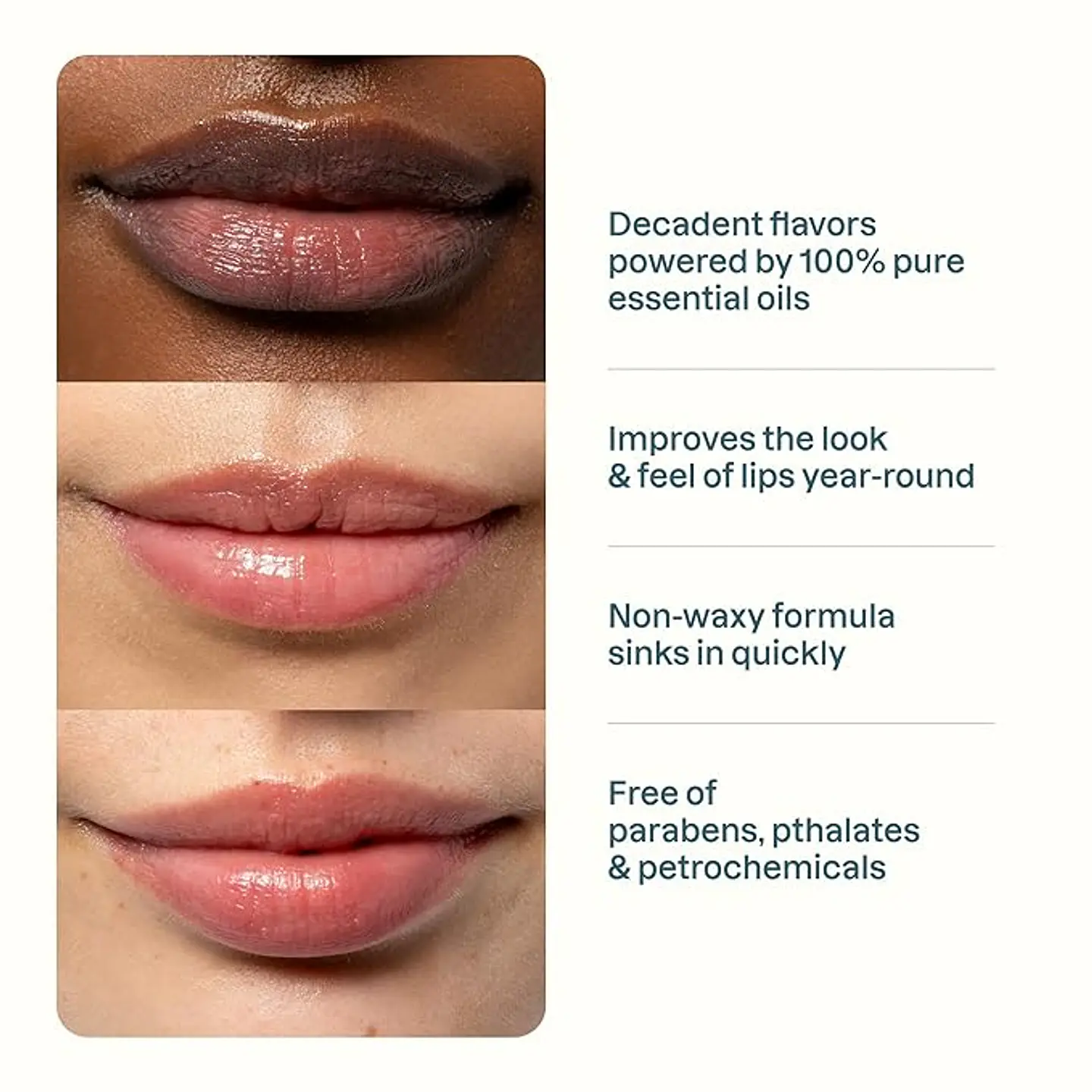 Set de Bálsamos Labiales Orgánicos Cliganic (6 Sabores) 5