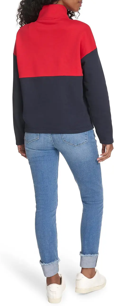 Sudadera de Forro Polar con Cierre 1/4 Tommy Hilfiger