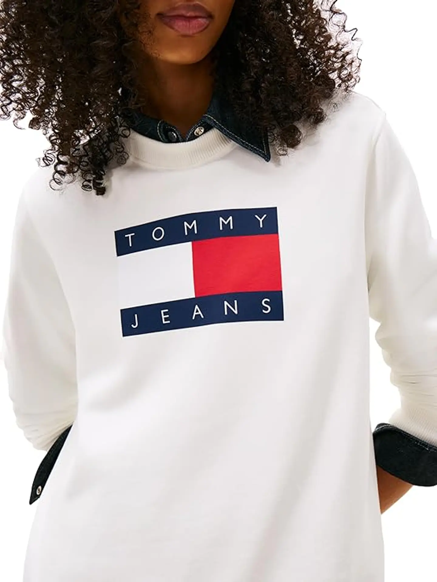 Suéter de Peso Medio Cuello Redondo Tommy Jeans 4