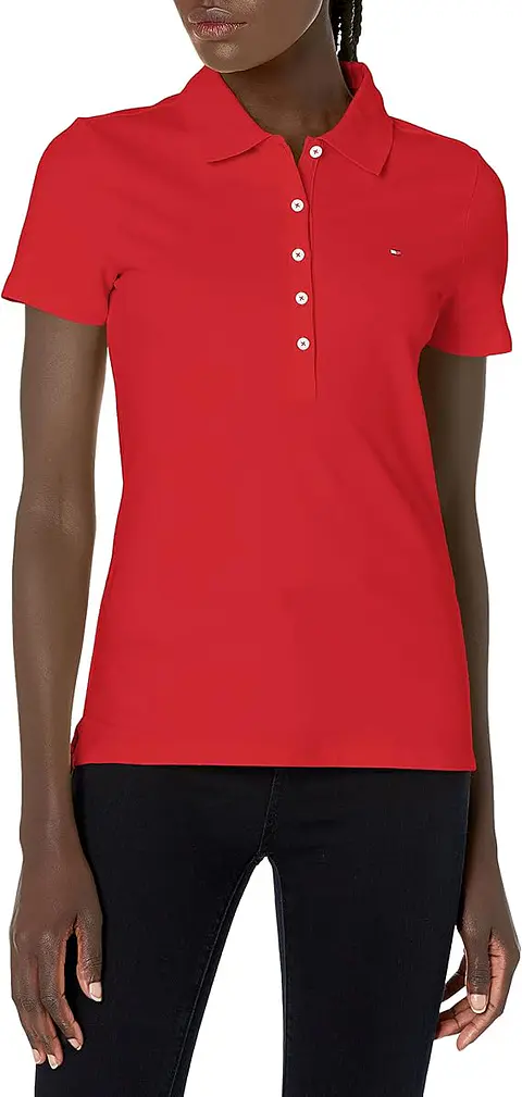 Polo Femenino de Manga Corta Tommy Hilfiger