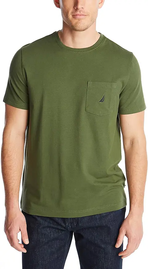  Camiseta Nautica Hombre – Bolsillo Clásico