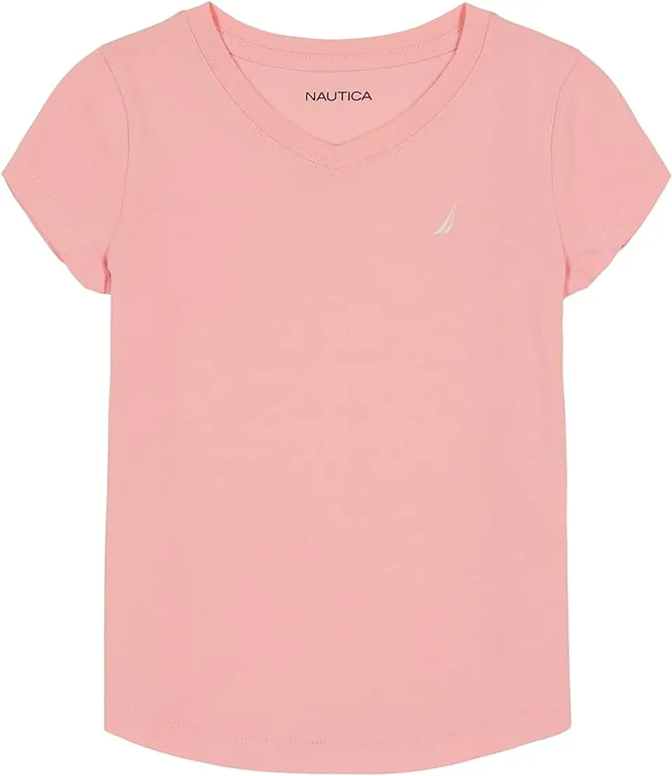 Camiseta Nautica Niña – Cuello en V, 100 % Algodón 1