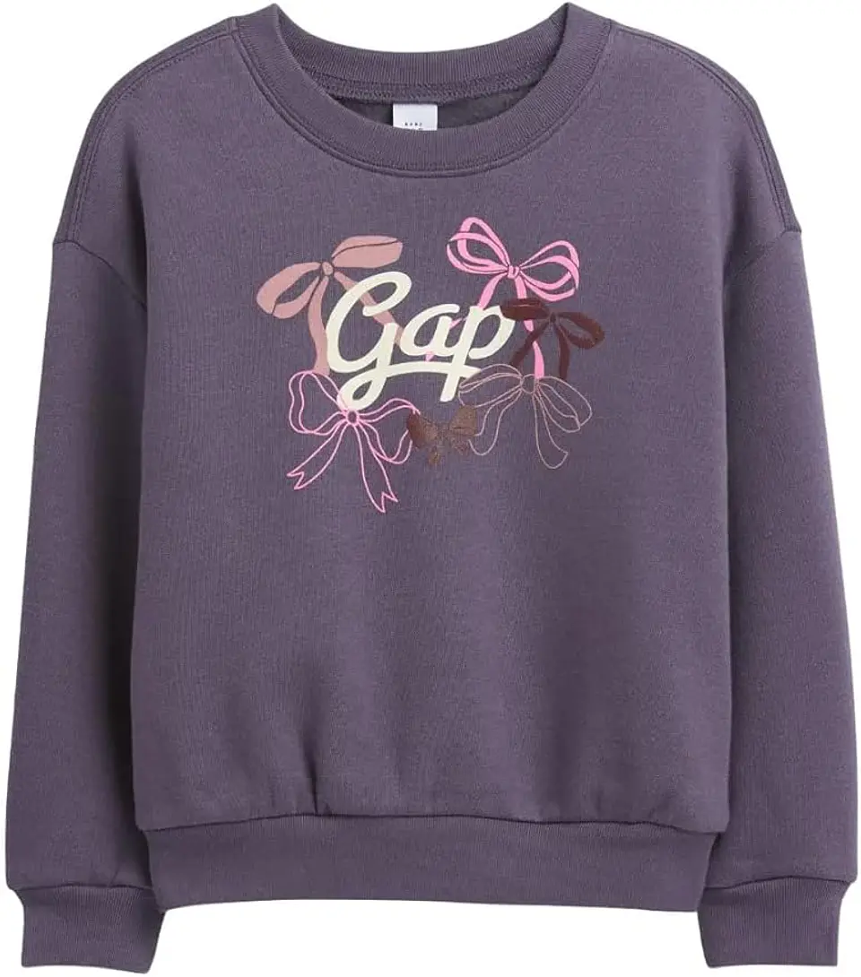 Sudadera GAP Bebe Niña – Logo Clásico | 100 % Algodón – Violeta Oscuro 1