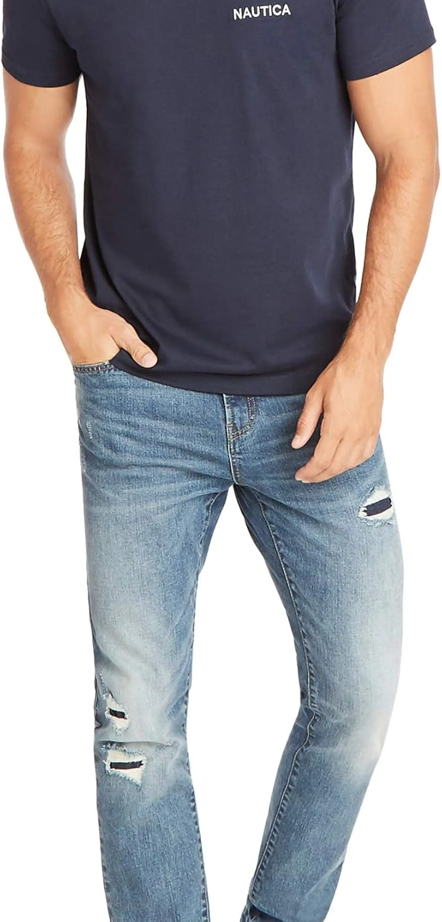 Camiseta Nautica Hombre – Cuello Redondo | 100 % Algodón  2