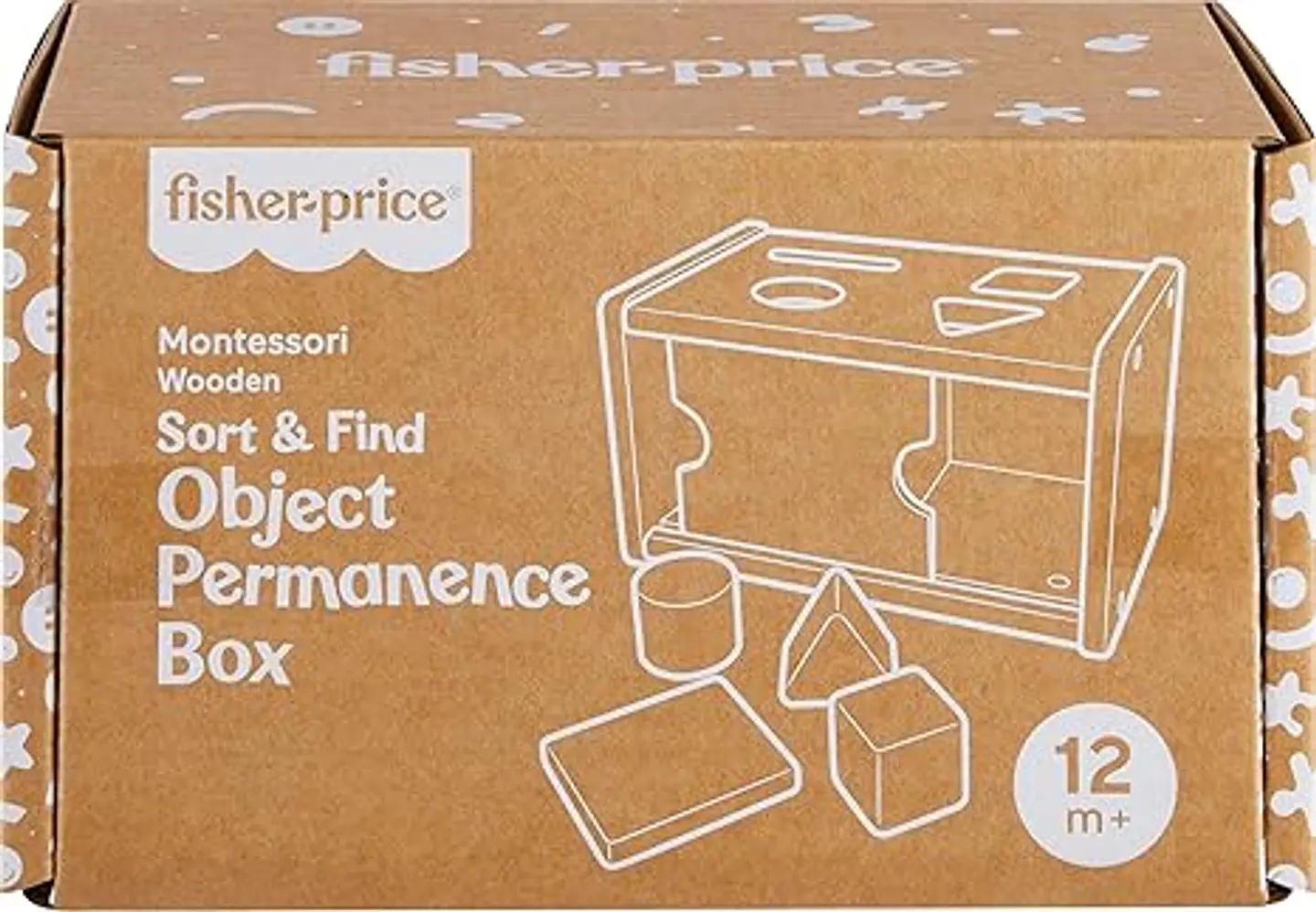 Fisher‑Price Caja Montessori de Permanencia de Objetos | Madera FSC – Actividad de Clasificación 6