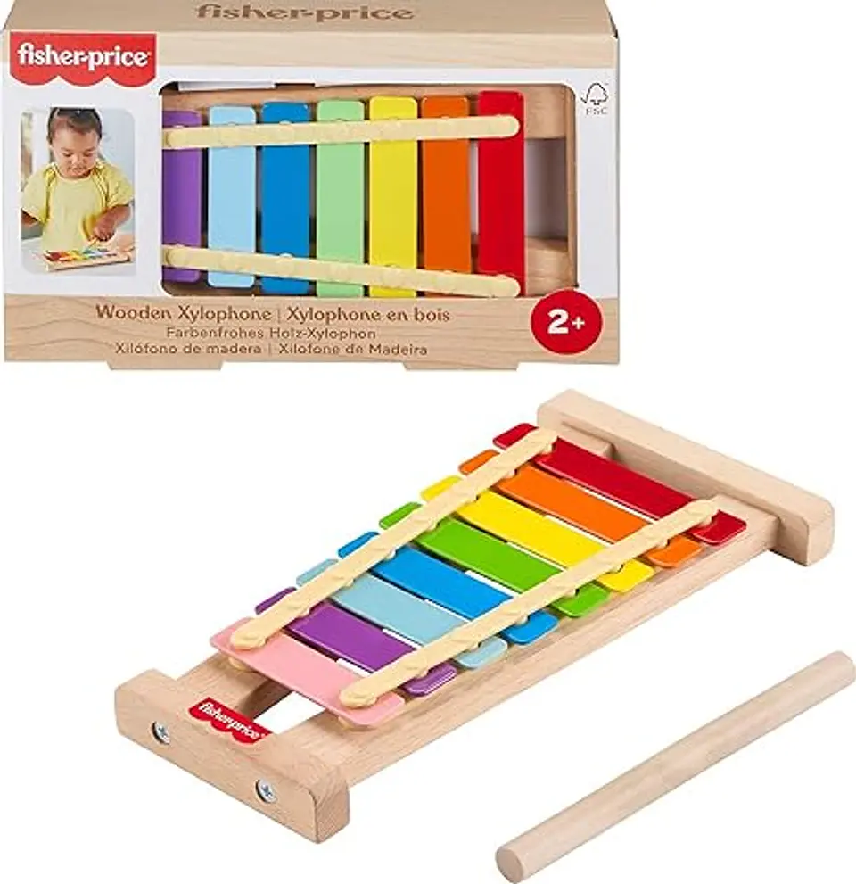 Xilófono de juguete de madera | Fisher Price  1