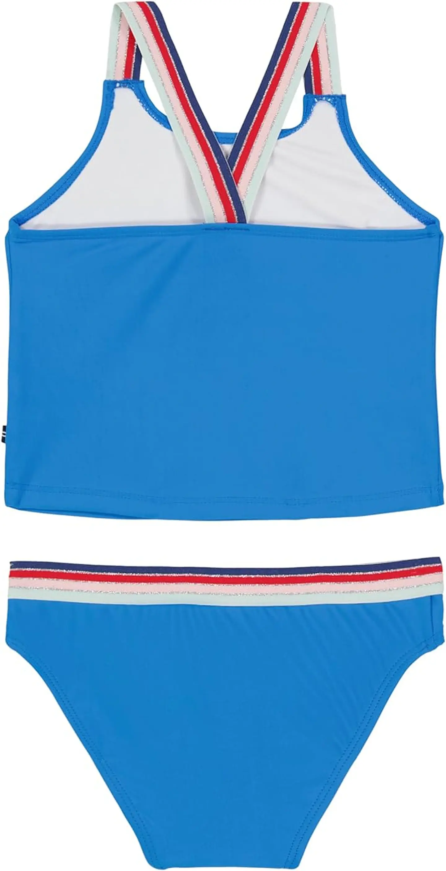 Nautica Set de traje de baño de dos piezas para niñas, bikini con protección solar UPF 50+, traje de baño de secado rápido 2