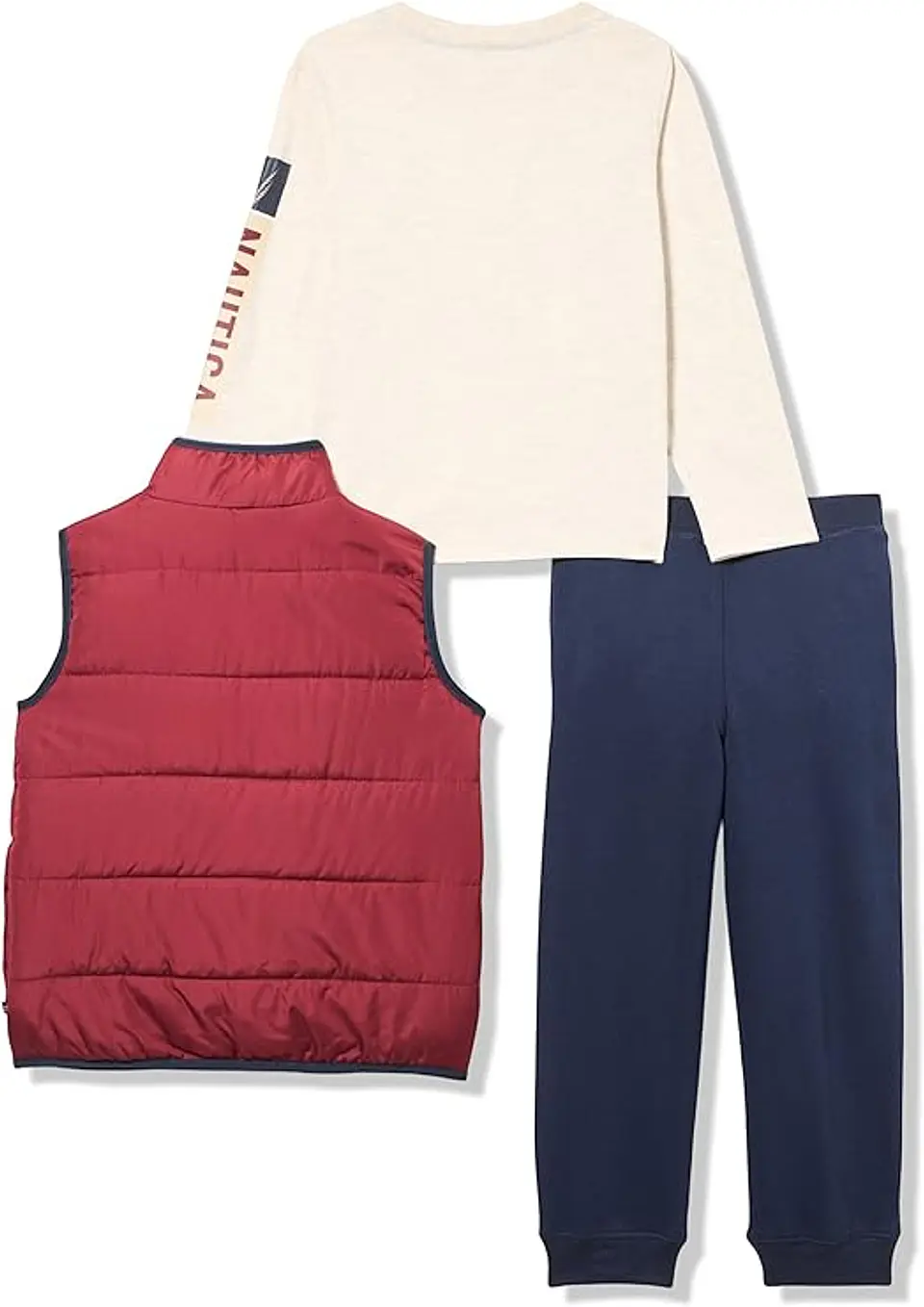Conjunto de 3 piezas con chaleco y pantalón para niños 2