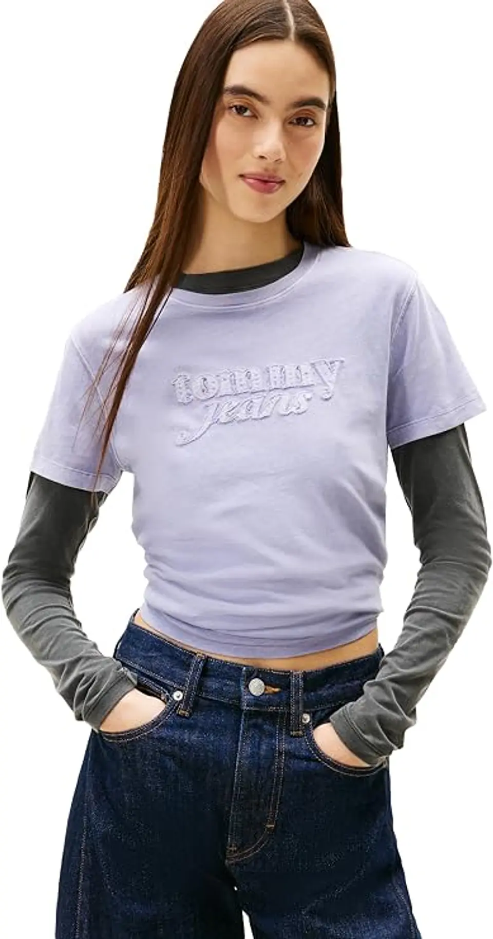 Camiseta Tommy Jeans Gráfica en Algodón 4