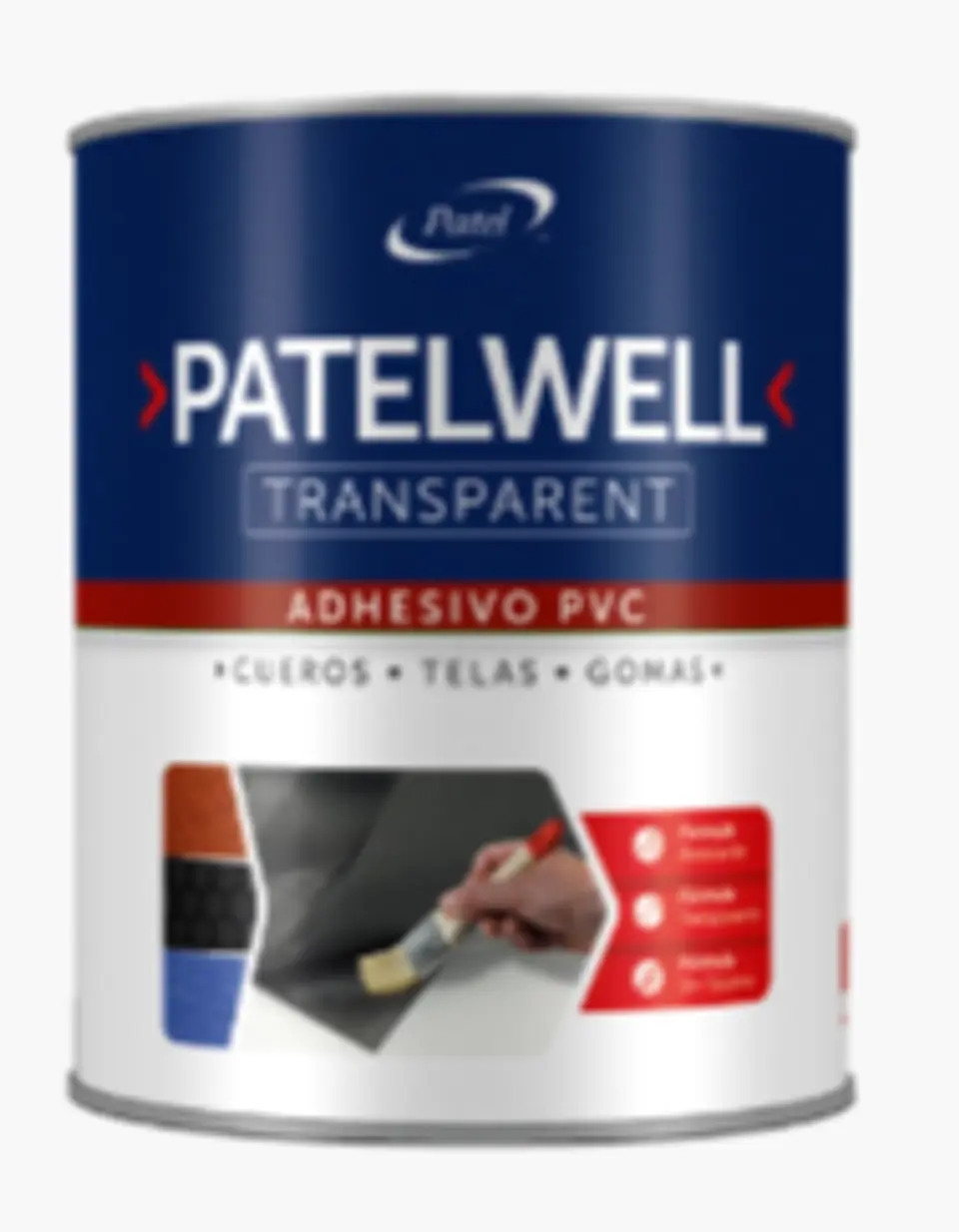 Adhesivo PVC transparente 237cc Patelwell 1