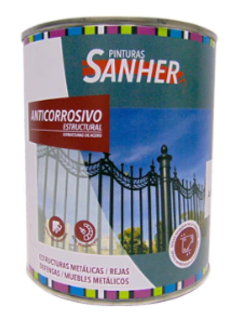Litro anticorrosivo verde Sanher