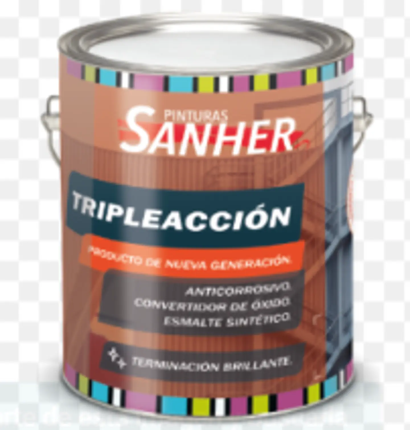 Galón Esmalte Triple Acción Blanco Sanher 1