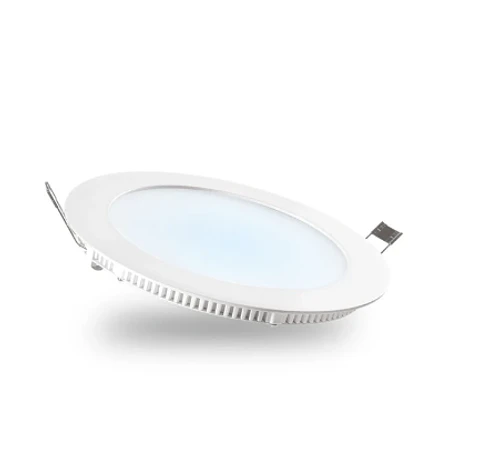 Panel led circular embutido 18w luz fria blanco Verlux