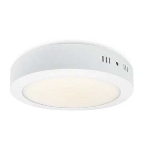 Panel led circular sobre puesto 24w luz fria blanco Verlux