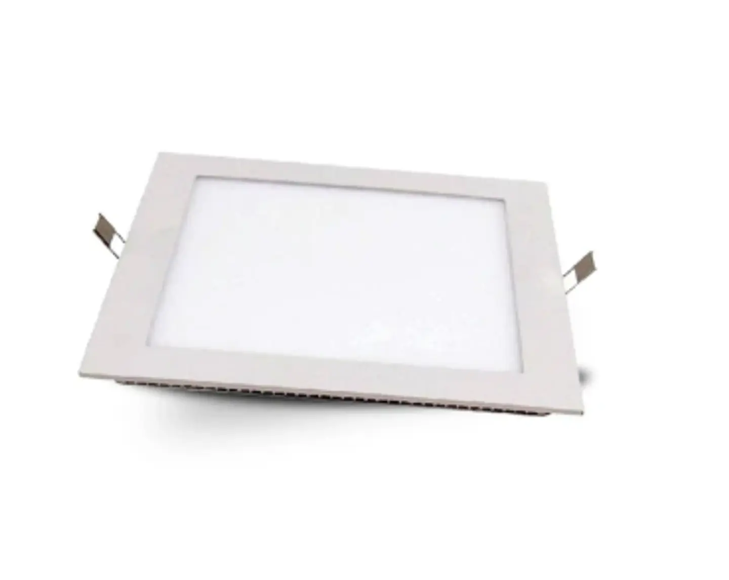 Panel led cuadrado embutido 12w luz fria blanco Verlux 1