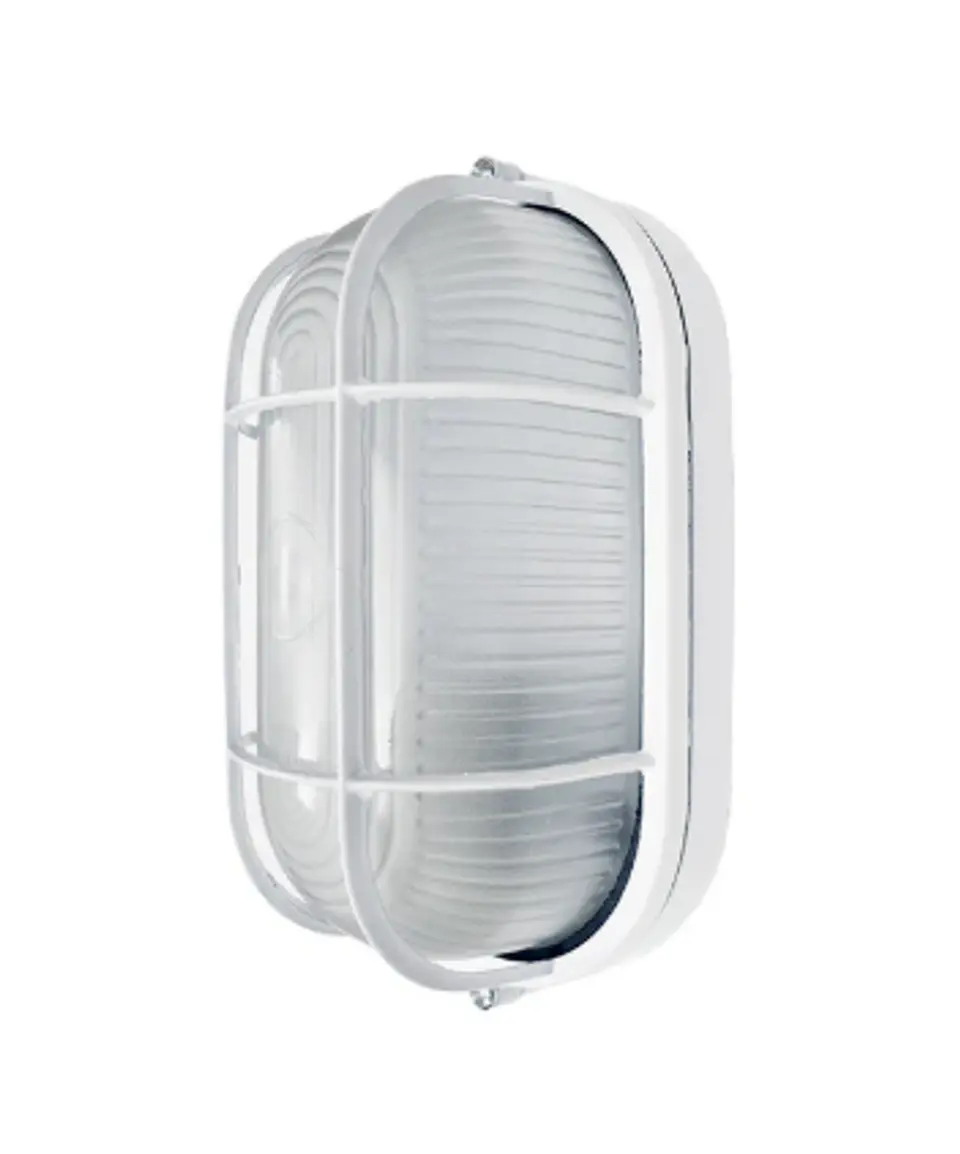 Plafon led tipo tortuga ovalado con reja ip44 e27 VKB 1