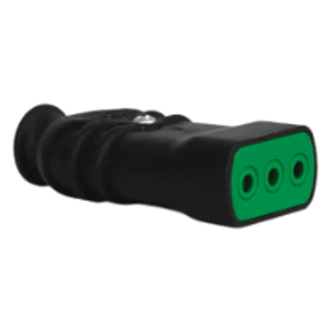 Presa 2p+t 10a 250v negro Fanton 