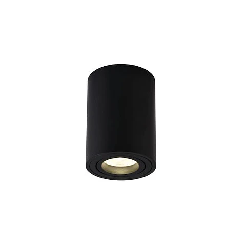 Aplique led cilíndrico 1xGU10 negro 35w IP54 VKB