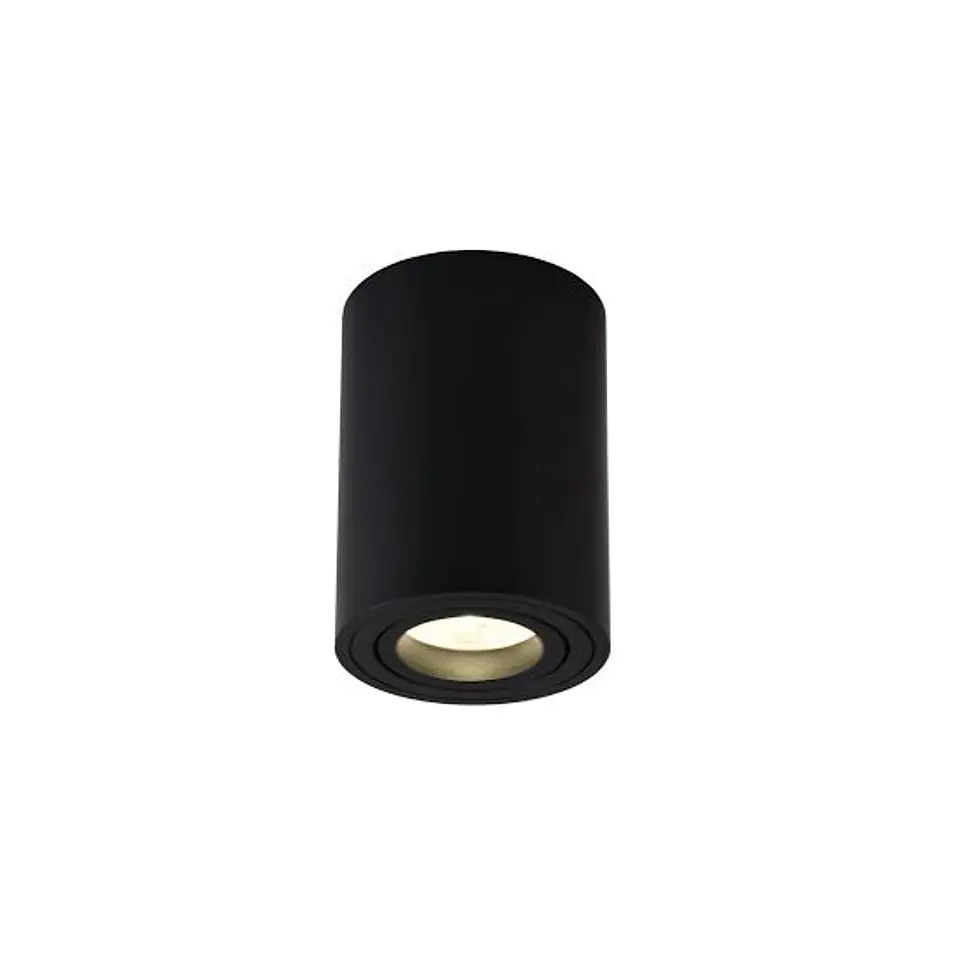 Aplique led cilíndrico 1xGU10 negro 35w IP54 VKB 1