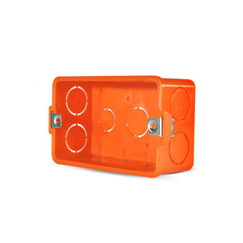 Caja derivación tabiquería naranjo 106x60 mm Lexo 