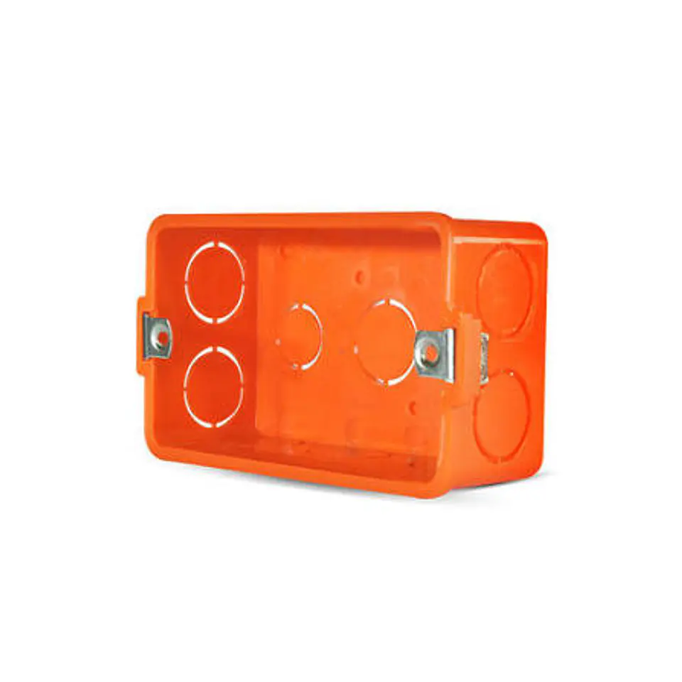 Caja derivación tabiquería naranjo 106x60 mm Lexo  1