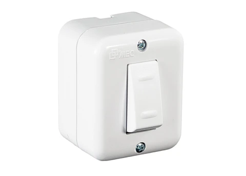 Casquete interruptor conmutador 9/24 blanco Lexo