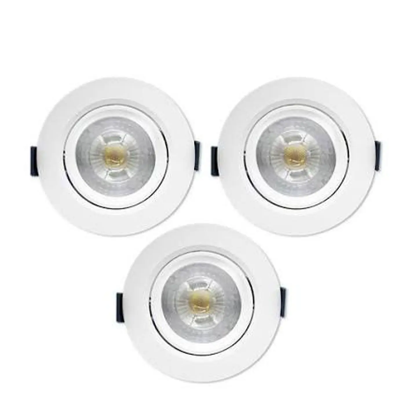 Pack 3 focos embutidos led 5w, 6500k ip20 Verlux 1
