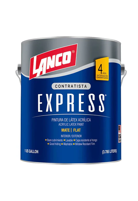 Galon pintura de latex mate blanco Lanco Express