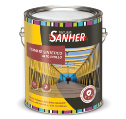 Galón Esmalte Sintético Base Oscura Sanher