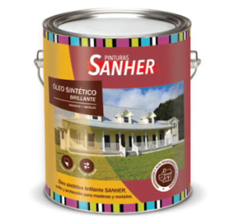 Galón Óleo Semibrillo Blanco Sanher 