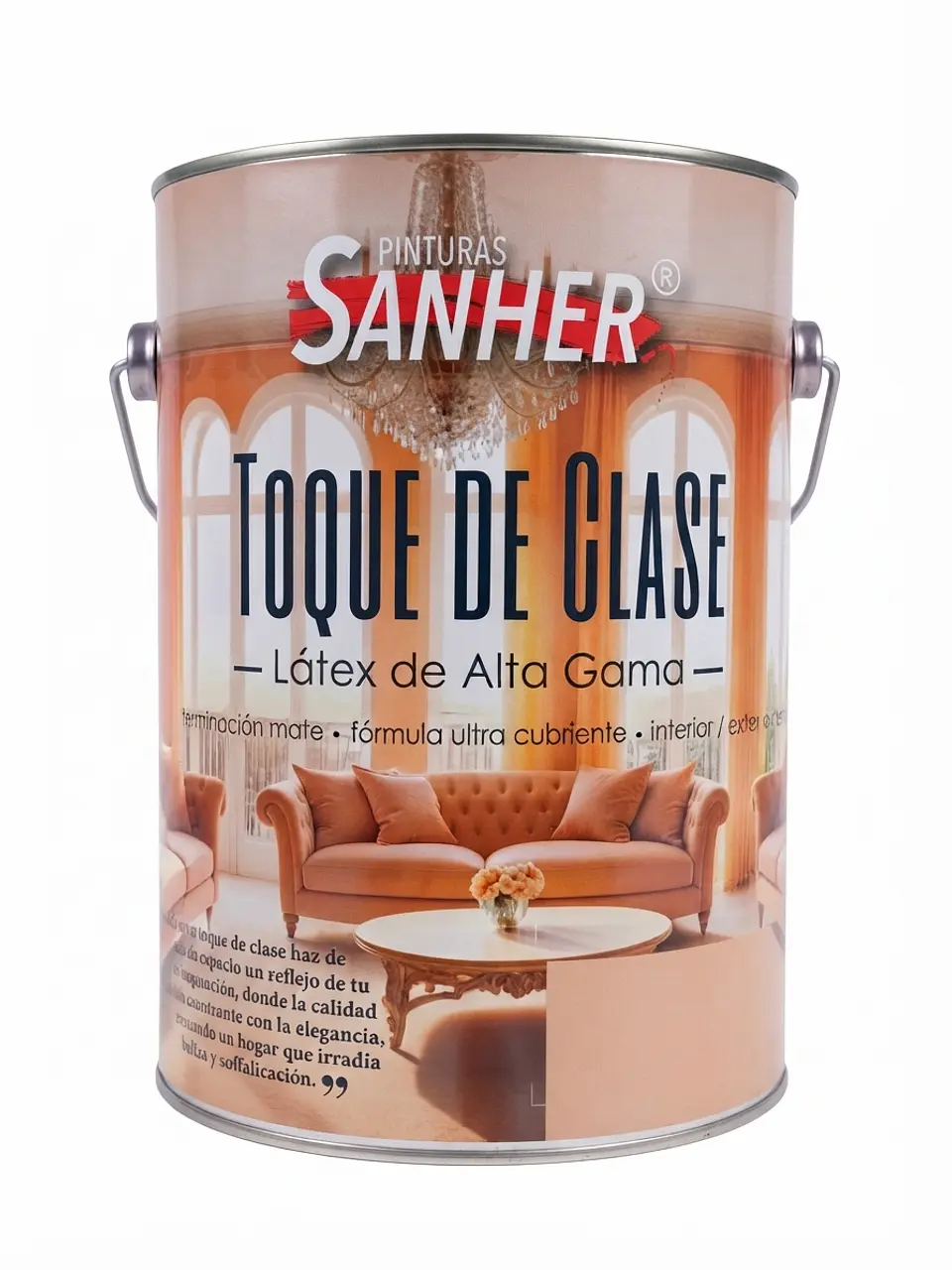 Galon latex toque de clase base oscura Sanher 1
