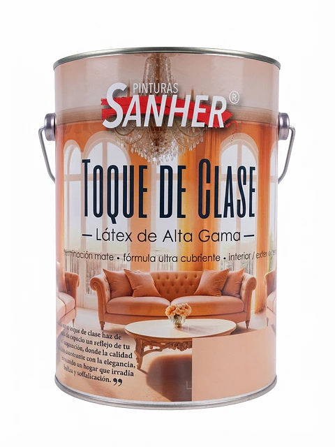 Galon latex toque de clase base pastel Sanher