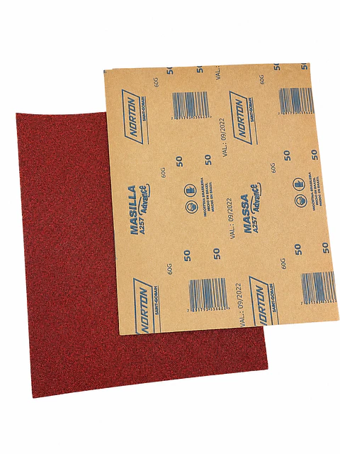 Lija para Metal Grano 50 Roja Norton