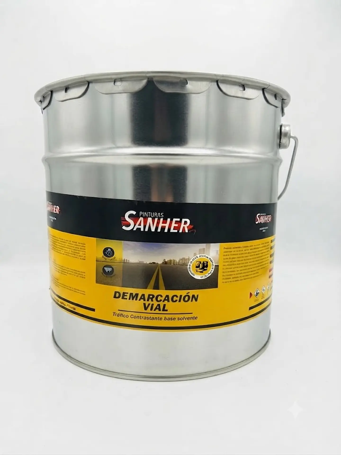 Tineta pintura alto trafico negro Sanher 1